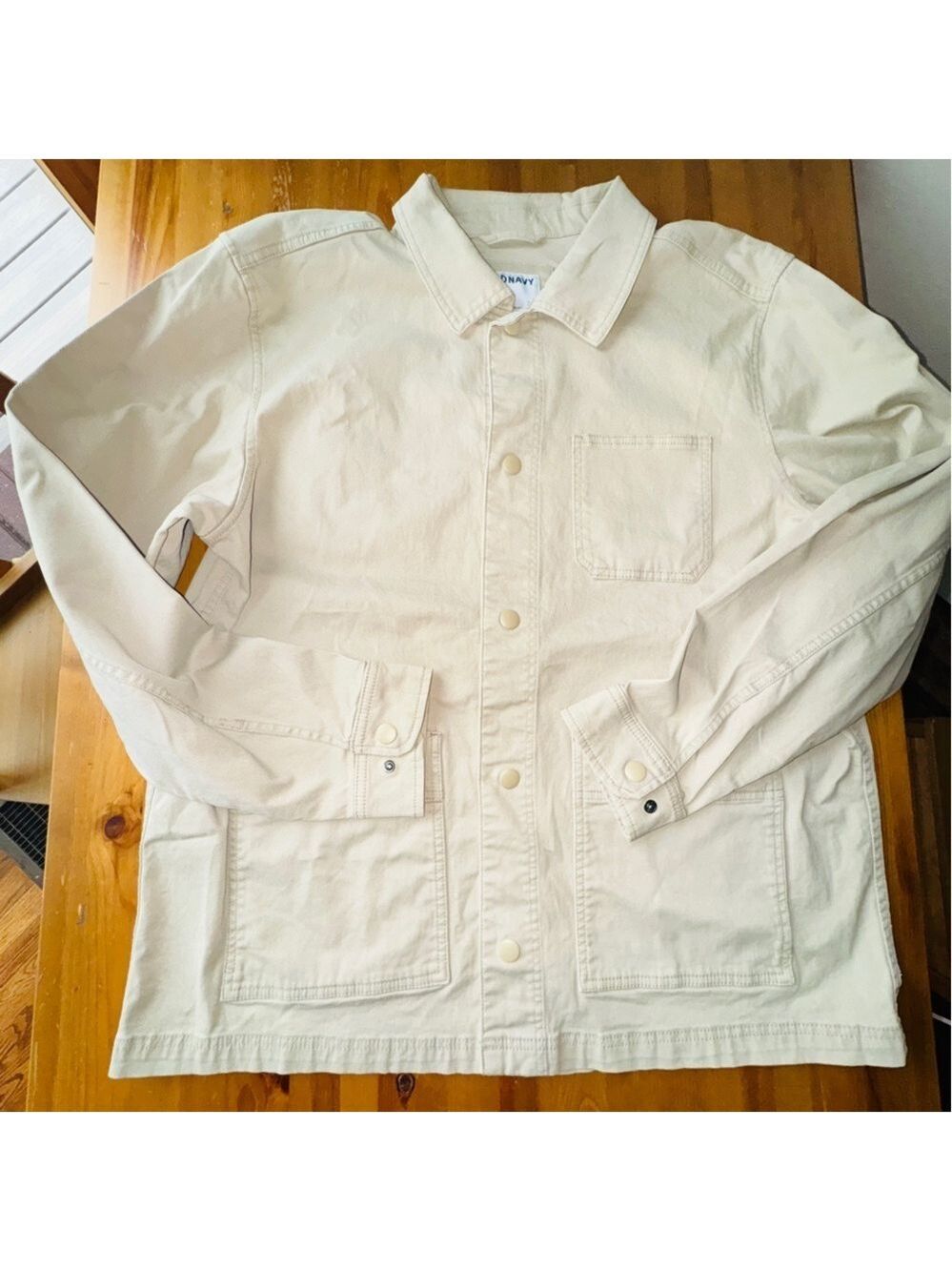 Old navy off white denim jacket